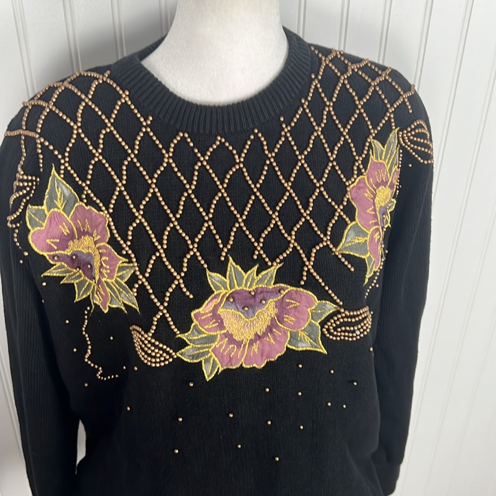 Vintage Eminent beaded sweater